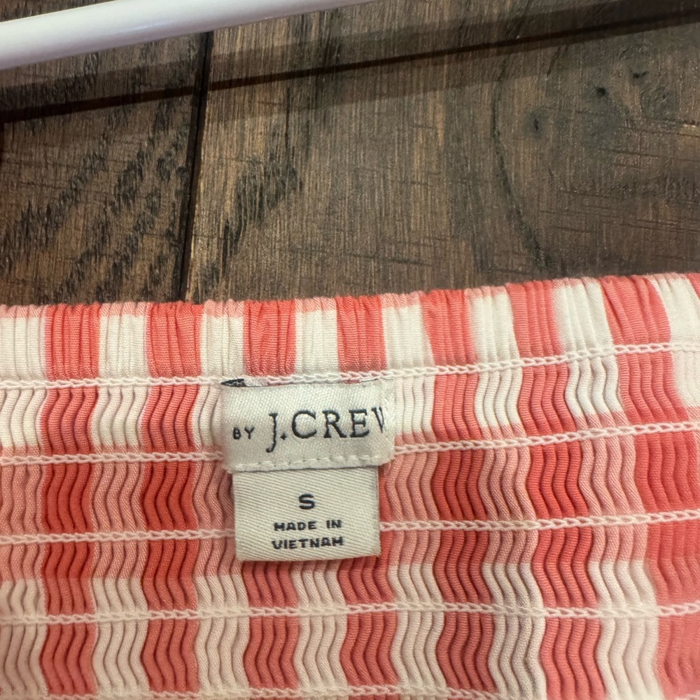 J. Crew Pink Gingham Casual Dress - Picture 3 of 3